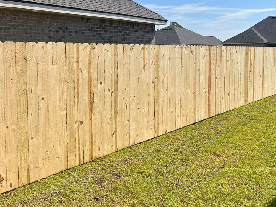 Semmes Alabama wood privacy fencing