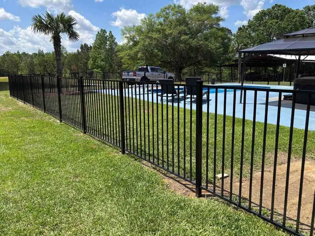 Aluminum fence mobile alabama fence company 17