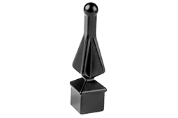 Mobile Alabama aluminum fence quad finial