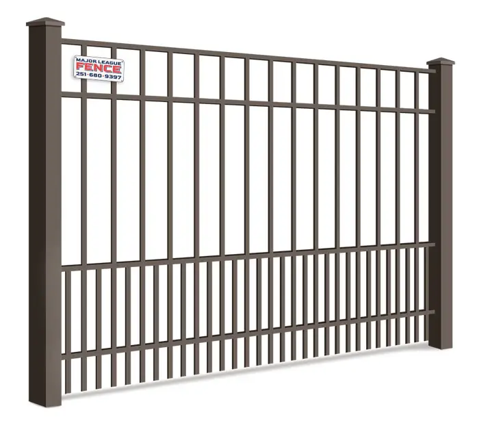 Puppy picket Mobile Alabama aluminum fence