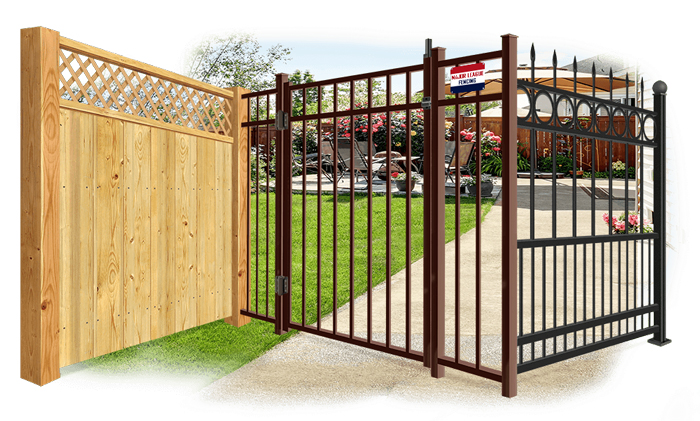 Decorative fence features popular with Mobile Alabama homeowners