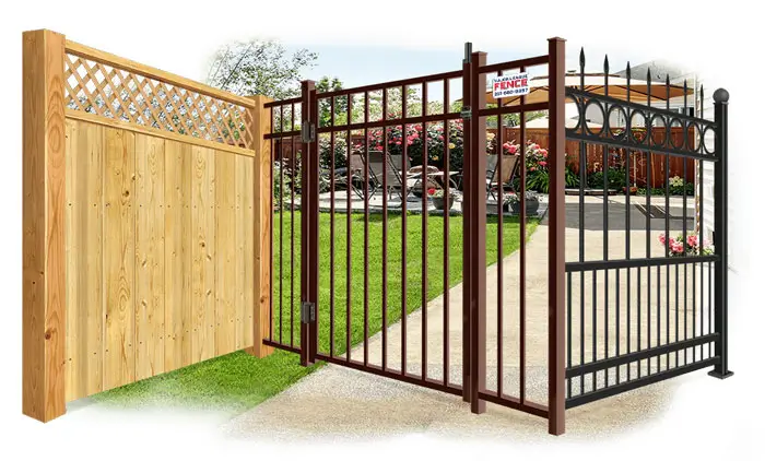 Decorative fence features popular with Mobile Alabama homeowners