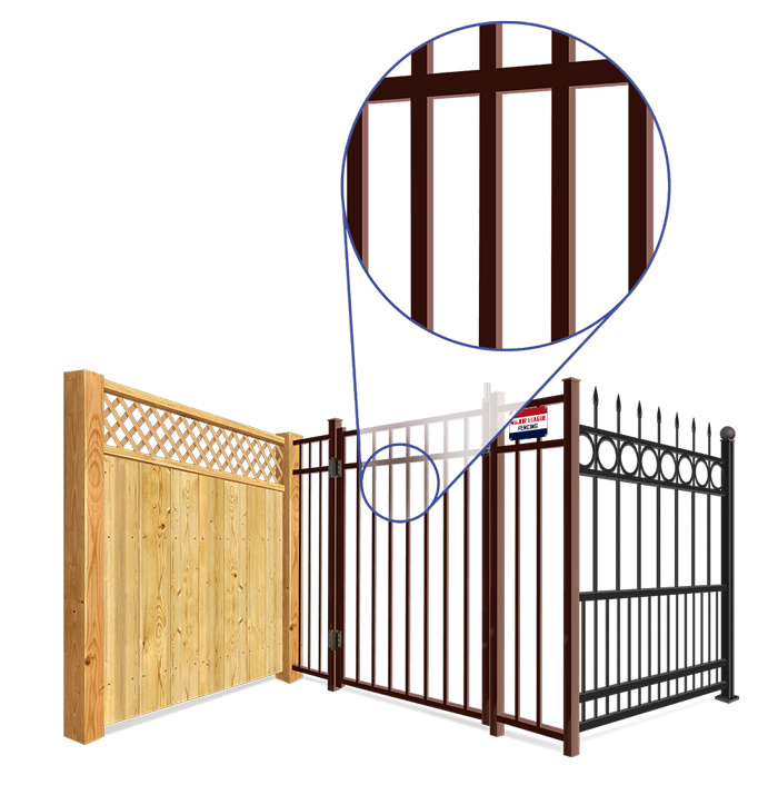 Mobile Alabama Decorative fence  installation company