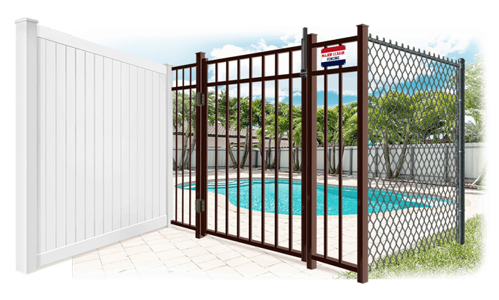 Pool fence features popular with Mobile Alabama homeowners