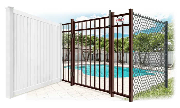 Pool fence features popular with Mobile Alabama homeowners