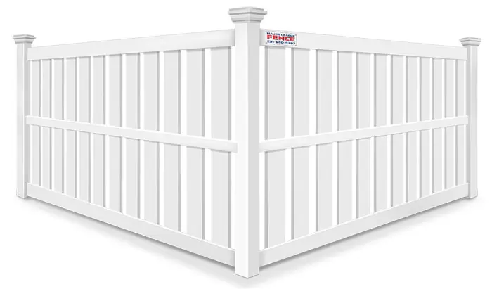  Semi-Privacy Mobile Alabama vinyl fence