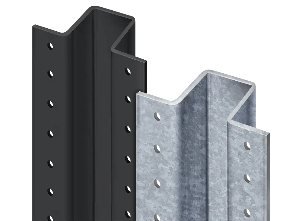 Wood fence PostMaster post color options