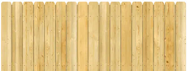 Dog ear wood fence in Mobile Alabama
