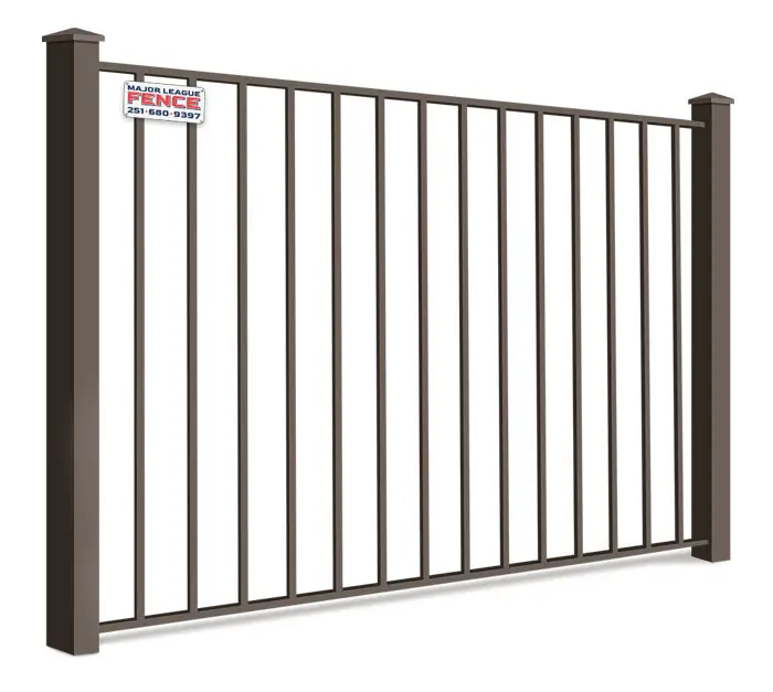 Aluminum fence features popular with Mobile Alabama homeowners