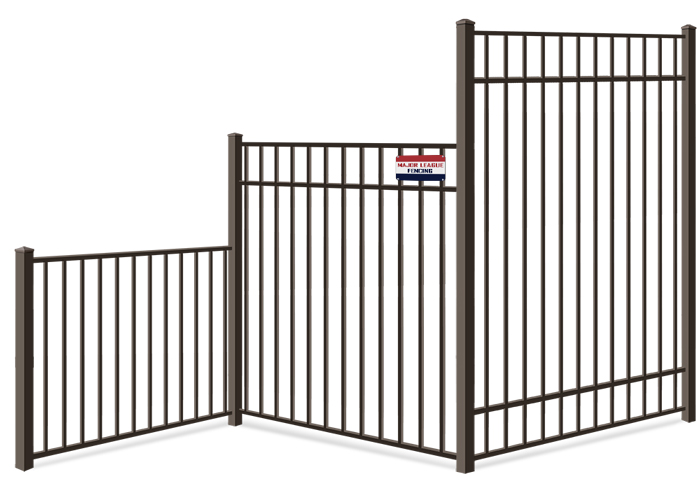 Aluminum fence height options Mobile Alabama