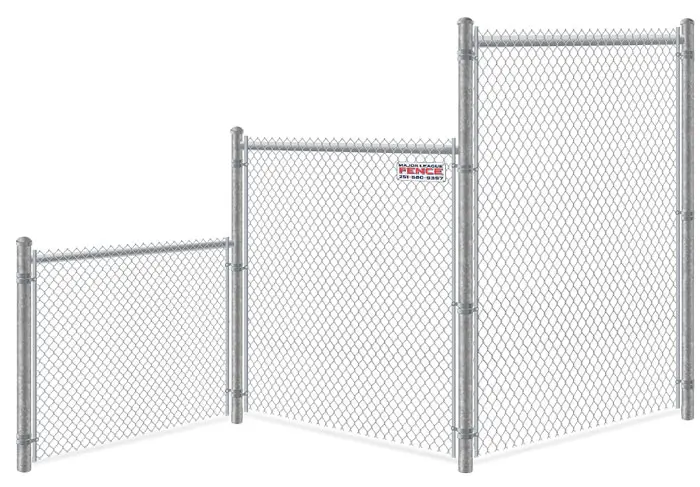Chain Link fence height options Mobile Alabama