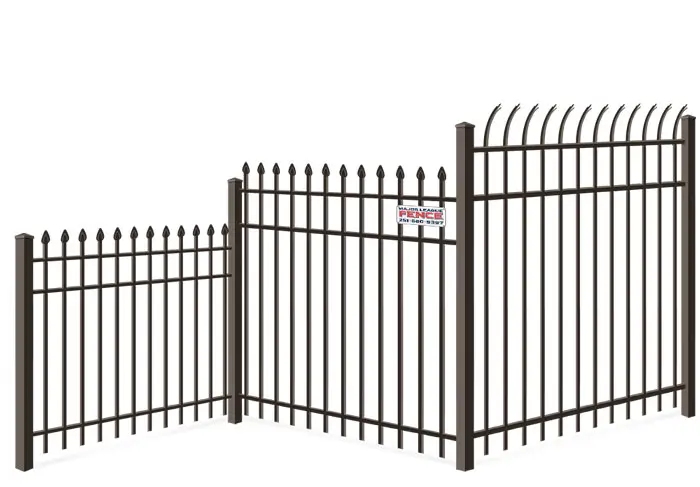 Commercial Aluminum fence height options Mobile Alabama