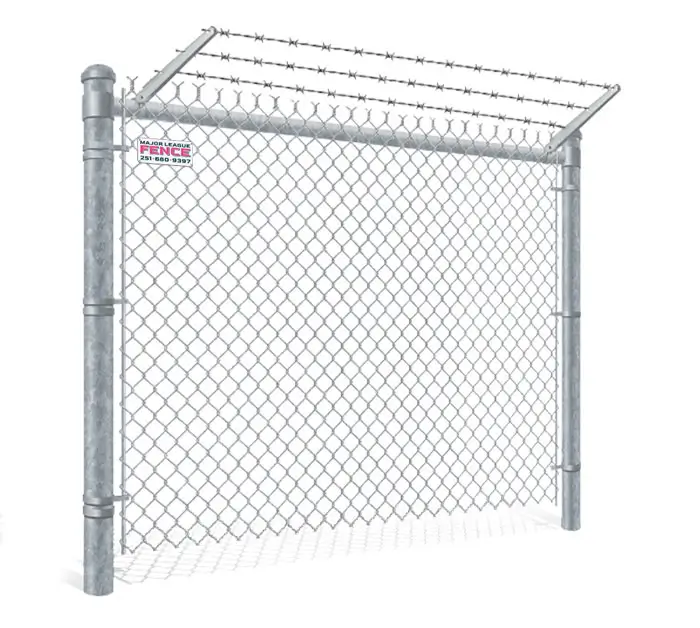 Commercial Chain Link fence features popular with Mobile Alabama homeowners