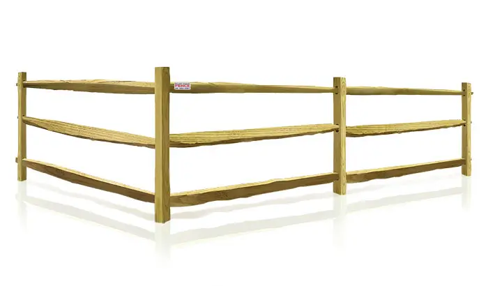 Mobile Alabama Split Rail fence in the Mobile Alabama area.