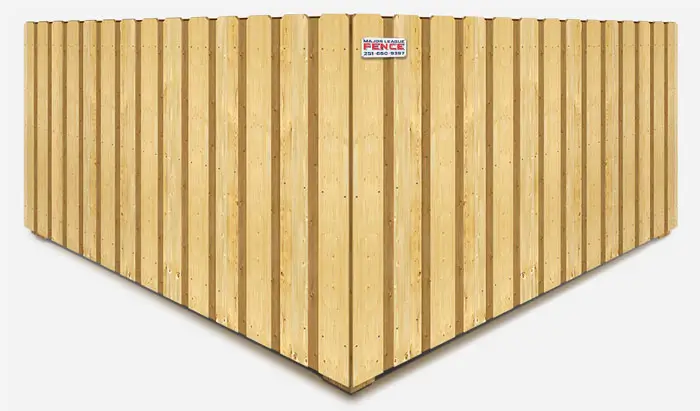 Board on board full privacy wood fence company in Mobile Alabama