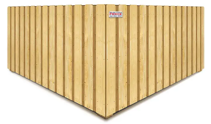 Board on board privacy wood fence company in Mobile Alabama