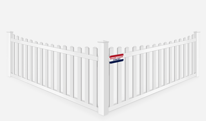 Vinyl decorative picket fence contractor in Mobile Alabama