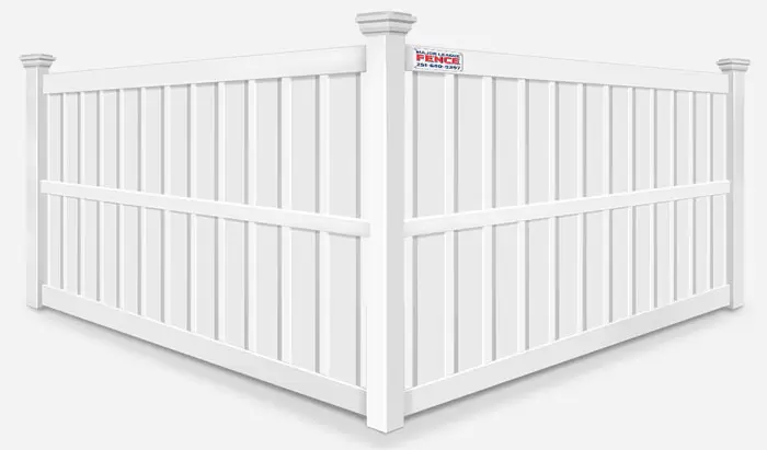 Semi-privacy privacy vinyl pool fence company in Mobile Alabama