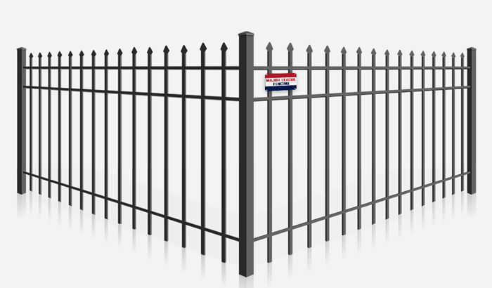 Spear top decorative steel fence company - Mobile Alabama