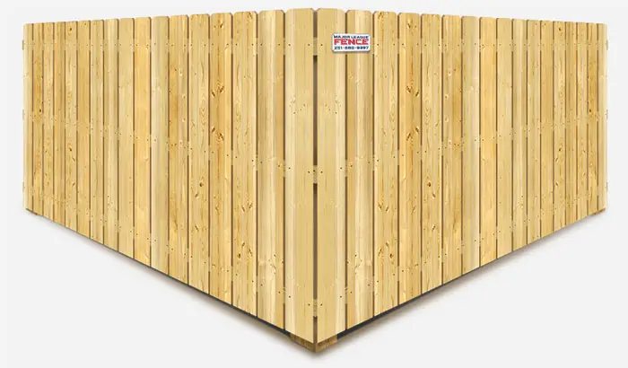 Wood privacy stockade fence contractor in Mobile Alabama