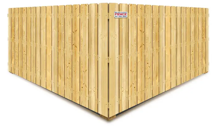 Stockade privacy wood fence company in Mobile Alabama