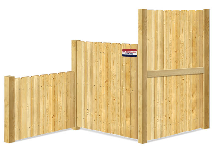 Wood fence height options Mobile Alabama